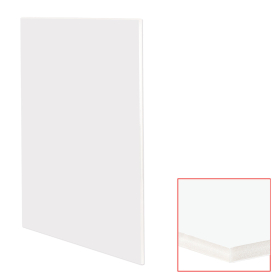 Пенокартон матовый, 70х100 см, толщина 10 мм, белый, КОМПЛЕКТ 5 листов, BRAUBERG, 112476