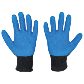 Перчатки нейлоновые SCAFFA "Grip", текстурированное латексное покрытие (облив), размер 9 (L), 00-00015296