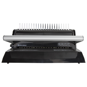 Переплетная машина для пластиковой пружины BRAUBERG B20, пробивает до 20 листов, сшивает до 450 листов, 530960