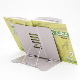 Подставка для книг и учебников ЮНЛАНДИЯ "Flower girl", регулируемый наклон, металлическая, 237578