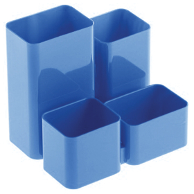 Подставка-органайзер "Юниор", 86х108х102 мм, 4 отделения, ассорти, ОР305