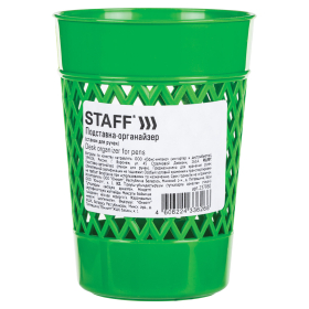 Подставка-органайзер (стакан для ручек) STAFF Basic, ассорти, 237950