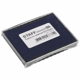 Подушка сменная STAFF (60х40 мм) для штампов "Printer 8028", "Printer 8027", синяя, 237431