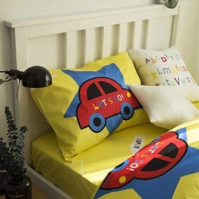 Постельное белье 160x80 Сатин Детский на резинке CD021