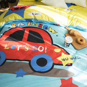 Постельное белье 160x80 Сатин Детский на резинке CD021