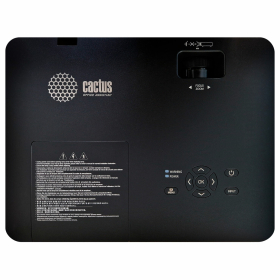 Проектор CACTUS CS-S2.B, 3LCD, 1024x768, 16:9, 4:3, 40000 лм, 15000:1, 4,7 кг