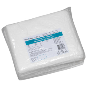 Простыня белая нестерильная 80х200 см, КОМПЛЕКТ 20 шт., СМС 18 г/м2, ЧИСТОВЬЕ, 02-912