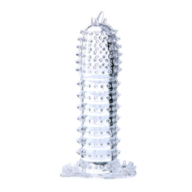 Прозрачная насадка на фаллос с закрытой головкой Penis Sleeve - 13,5 см.