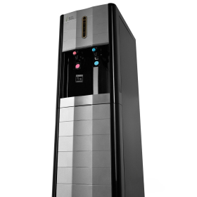 Пурифайер для воды ECOTRONIC V42-U4L, напольный, НАГРЕВ/ОХЛАЖДЕНИЕ КОМПРЕССОРНОЕ, 2 крана, черный, 3061