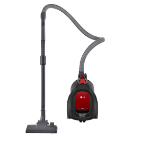 Пылесос LG VC5316NNTR с контейнером "циклон", 1600 Вт, мощность всасывания 330 Вт, красный/черный