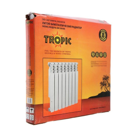 Радиатор Tropic 500x80 мм биметаллический, 8 секций