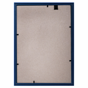 Рамка 21х30 см, пластик, багет 12 мм, BRAUBERG "HIT2", синяя, стекло, 390943