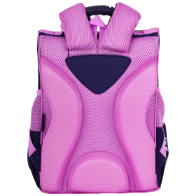 Ранец ПИФАГОР BASIC, 1 отделение, 3 кармана, эргономичная спинка, "Playing foxes", 35х28х18 см, 273136