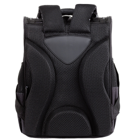 Ранец ПИФАГОР BASIC, 1 отделение, 3 кармана, эргономичная спинка, "Space invader", 35х28х18 см, 273140