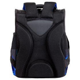 Ранец ПИФАГОР BASIC, 1 отделение, 3 кармана, эргономичная спинка, "Speed rusher", 35х28х18 см, 273141