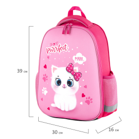 Ранец ПИФАГОР EVA BASIC, 1 отделение, "Fluffy cat", 39х30х16 см, 270691