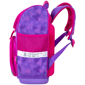 Ранец ЮНЛАНДИЯ WISE, 1 отделение, 3 кармана, устойчивое дно, "Pretty kitty", 37x29х15 см, 271395