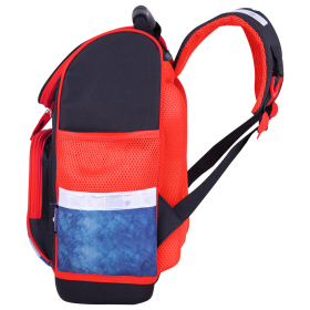 Ранец ЮНЛАНДИЯ WISE для начальной школы, "Feel the speed", 37x29х15 см, 270590