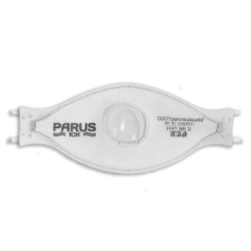 Респиратор противоаэрозольный, базовый класс защиты FFP1, с клапаном, PARUS 1СК, 1222202