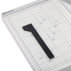 Резак сабельный BRAUBERG KATANA TSM-412, А4, на 12 л., длина реза 340 мм, металлическое основание, защитный экран, 532985