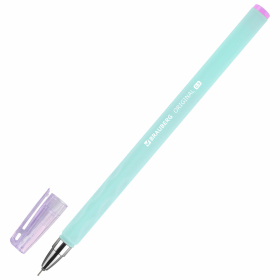 Ручки гелевые BRAUBERG ORIGINAL, ЧЕРНЫЕ, НАБОР 4 штуки, игольчатый узел 0,5 мм, линия письма 0,35 м, 144247