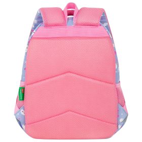 Рюкзак BRAUBERG KIDS SET, с пеналом в комплекте, 2 отделения, "Rainbow clouds", 37x28x16 см, 272100