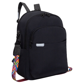 Рюкзак GRIZZLY, 2 отделения, съёмный ремень, "ORNAMENT", 38х29х15 см, RD-546-1/1