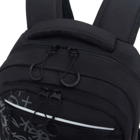 Рюкзак GRIZZLY школьный, анатомическая спинка, 2 отделения, для мальчиков, "BREAK DOWN", 39х28х20 см, RB-554-7/4