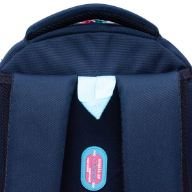 Рюкзак GRIZZLY школьный, анатомическая спинка, 3 отделения, для девочек, "COOL 2DAY", 40х27х20 см, RG-561-1/3