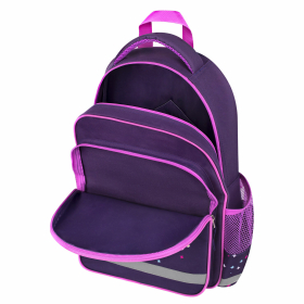 Рюкзак ПИФАГОР SCHOOL, 1 отделение, 3 кармана, "Leapfrog", 38x28х14 см, 273167