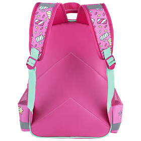 Рюкзак ПИФАГОР SCHOOL, 1 отделение, 3 кармана, "Sweet mood", 38x28х14 см, 272086