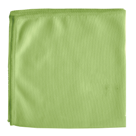 Салфетка из МИКРОФИБРЫ для стекол и зеркал 30х30 см, зеленая, 280 г/м2, LAIMA, 603933