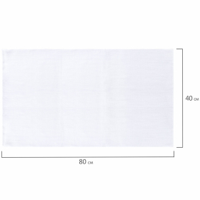 Салфетки ВАФЕЛЬНЫЕ отбеленные, 40х80 см, плотность 120 г/м2, КОМПЛЕКТ 50 шт., бюджет LAIMA, 604757