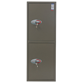 Сейф AIKO "ТМ-120/2Т", 1200х440х355 мм, 51 кг, 2 отделения, ключевые замки, трейзер, 2 полки