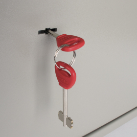 Сейф мебельный BRABIX "D-40m", 400х400х366 мм, 13 кг, ключевой замок, крепление к стене, 291164