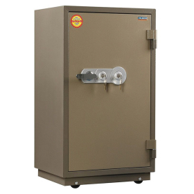 Сейф огнестойкий VALBERG "FRS-99T KL", 991х565х451 мм, 145 кг, 2 ключевых замка, трейзер, крепление к полу