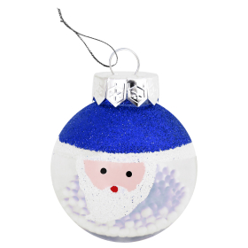Шары ёлочные 16 шт., 6 см, "Русская Зима", пластик, цвет: синий/белый, ЗОЛОТАЯ СКАЗКА, 591985