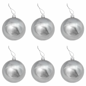 Шары ёлочные 24 шт., 5 см "Eden Colors", пластик, цвет: серебристый/жемчужный, ЗОЛОТАЯ СКАЗКА, 591977