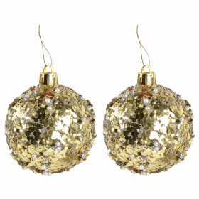 Шары ёлочные 9 шт., 6 см, "Polaris", пластик, бирюзовый/золото, ЗОЛОТАЯ СКАЗКА, 592177