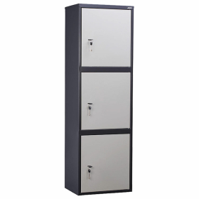 Шкаф металлический для документов AIKO "SL-150/3Т" ГРАФИТ, 1490х460х340 мм, 37 кг, S10799153502