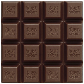 Шоколад RITTER SPORT "Марципан", темный с начинкой, 100 г, Германия, RU256