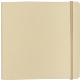 Скетчбук для акварели, 200 г/м2, 195х195 мм, среднее зерно, 20 л., сшивка, резинка, БЕЖЕВЫЙ, BRAUBERG ART PREMIERE, 113260