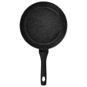 Сковорода 24 см, антипригарное покрытие, soft-touch ручка, SCOVO "Hi-Black", HB-003