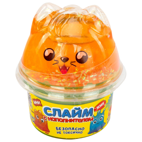 Слайм (лизун) с наполнителем, 200 г, ассорти 5 видов, JOLLY JOT (ДЖОЛИ ДЖОТ), 665948