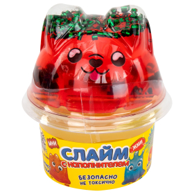 Слайм (лизун) с наполнителем, 200 г, ассорти 5 видов, JOLLY JOT (ДЖОЛИ ДЖОТ), 665948