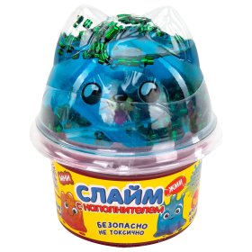 Слайм (лизун) с наполнителем, 200 г, ассорти 5 видов, JOLLY JOT (ДЖОЛИ ДЖОТ), 665948