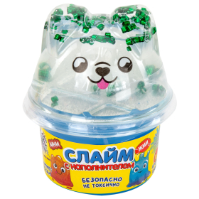 Слайм (лизун) с наполнителем, 200 г, ассорти 5 видов, JOLLY JOT (ДЖОЛИ ДЖОТ), 665948