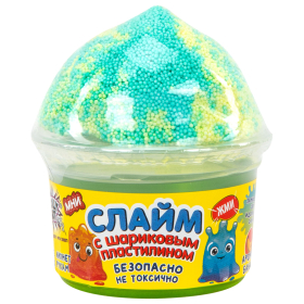 Слайм (лизун) + шариковый пластилин, 115 г, ассорти 6 видов, JOLLY JOT (ДЖОЛИ ДЖОТ), 665949