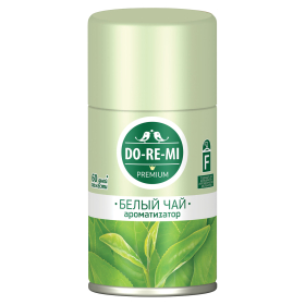 Сменный баллон для автоматических освежителей 250 мл, DO-RE-MI "Белый чай", сухое распыление, СИБИАР, 5-02.03.020.24