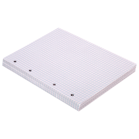 Сменный блок для тетради на кольцах, А5, 160 л., STAFF, "Белый", 403261